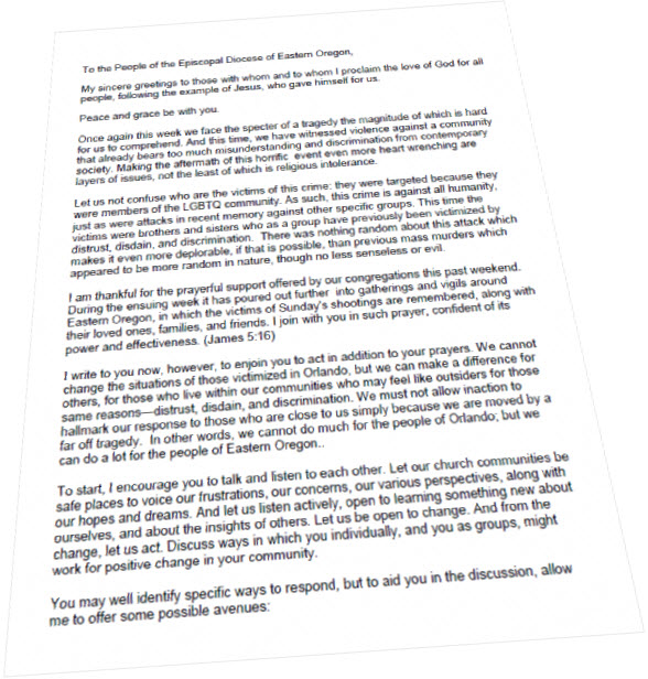 Letter: Call for support for LGBTQ community